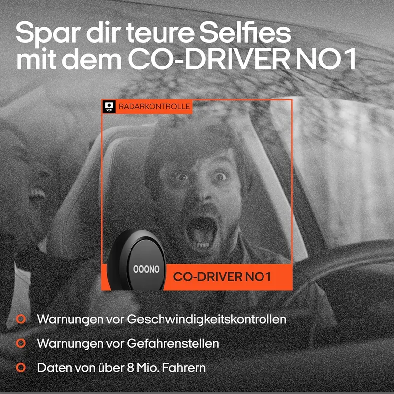 OOONO CO-DRIVER NO1 – Live-Infos zu Gefahren und Geschwindigkeitskontrollen - Image 5